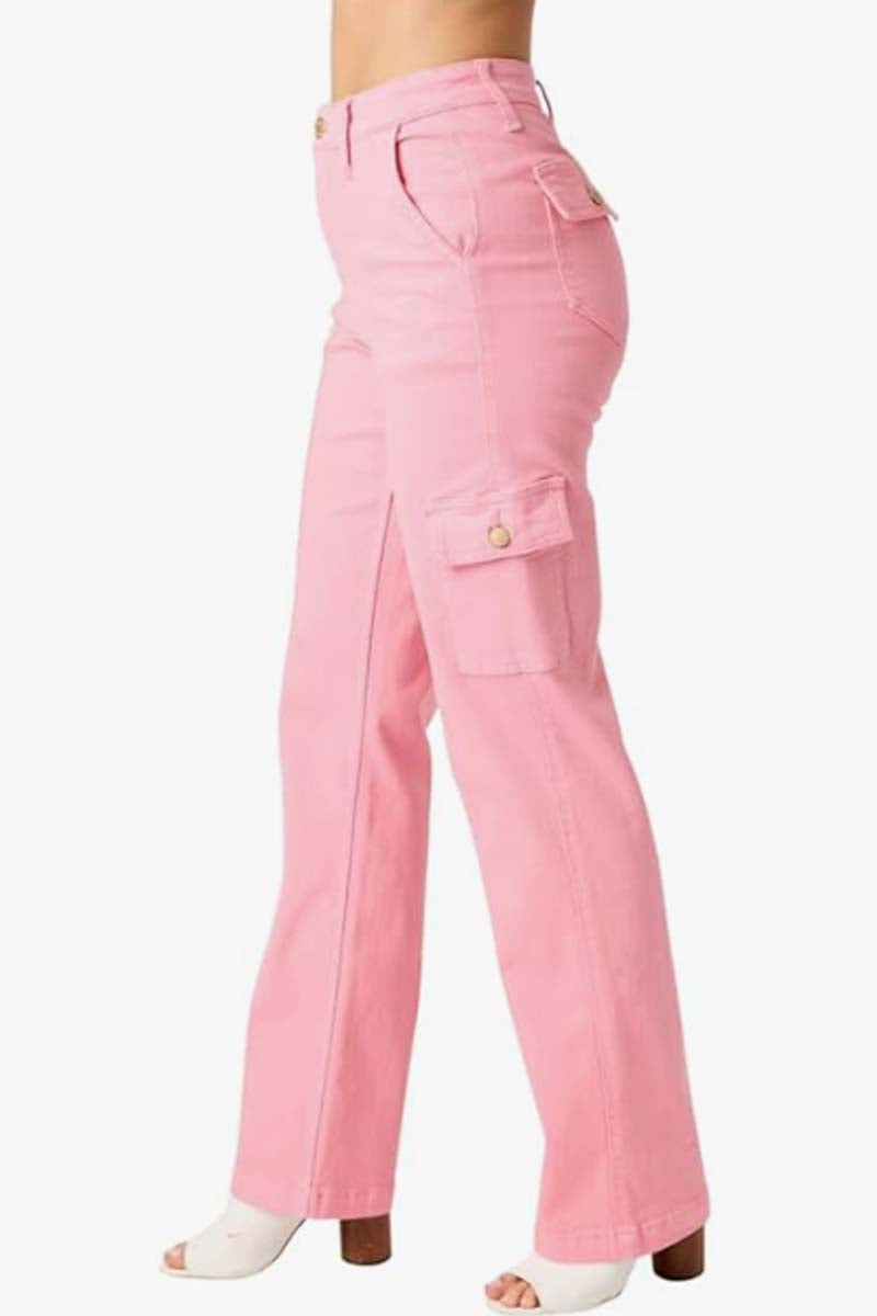 Cargo Pants Garment Dyed Straight Fit