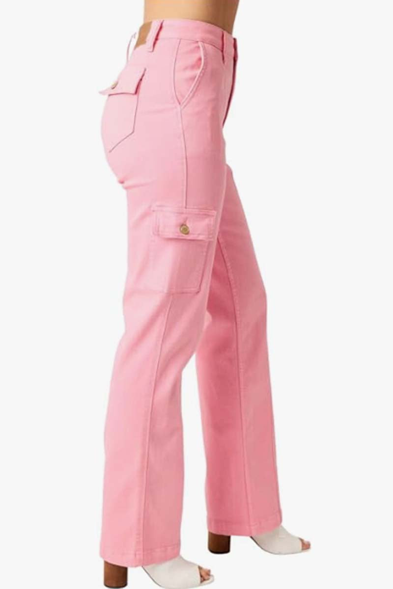 Cargo Pants Garment Dyed Straight Fit