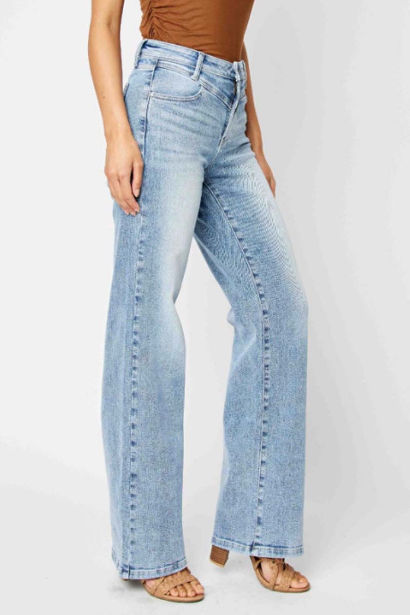 Retro Front Yoke Wide Leg