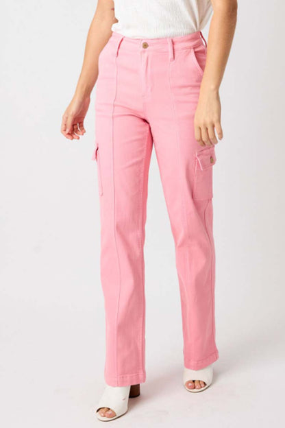 Cargo Pants Garment Dyed Straight Fit
